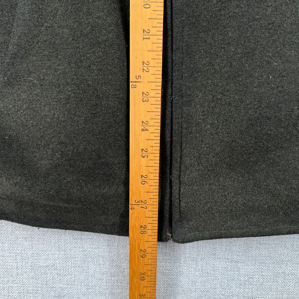 VTG Sar-Felice Bomber Jacket Mens L Green Wool Cashmere Full Zip Italian Fabric